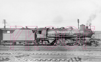 Lehigh Valley Railroad Engine 2115 at Sayre, PA - 8x10 Photo