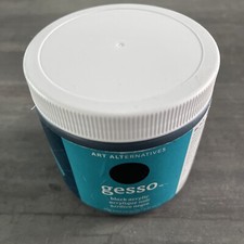 NOS Art Alternatives Black Acrylic Gesso 1 Pint 160Z
