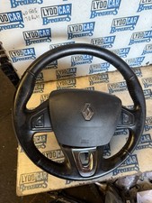 2013 RENAULT SCENIC MK3 MULTIFUNCTION LEATHER STEERING WHEEL 609581499 