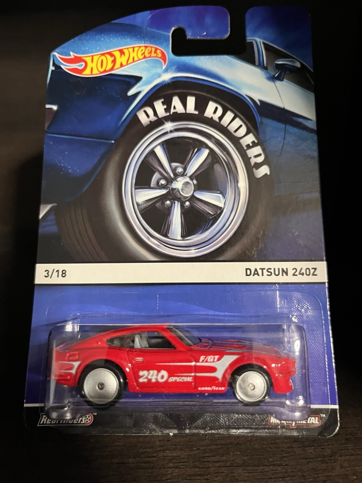 Hot Wheels Datsun 240Z Real Riders Heritage Series 1 2015 Red 1/64