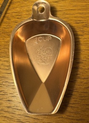 Vintage Color Craft Copper 1/4 Cup Measuring Scoop