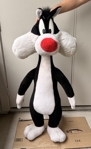 Vintage 1996 Sylvester The Cat Looney Tunes 48” in / 4ft Jumbo Plush Ace Novelty