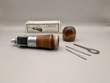 Vintage C. A. Myers Co. Lock Stitch Sewing Awl Repair Leather Saddle Livestock