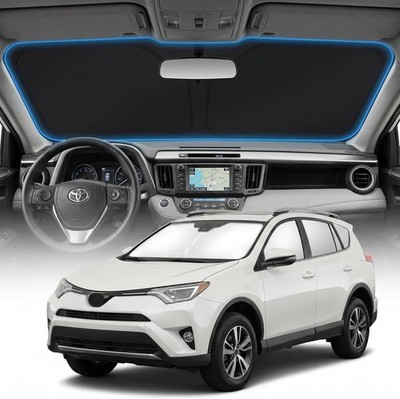 Toyota Rav4 Sun Shade Windshield Cover - Custom Fit, Foldable UV Protection (N/A