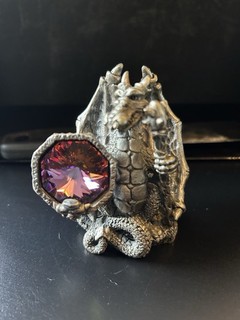 TUDOR Mint Myth Magic The Dragon Warrior Pewter Figurine 3118