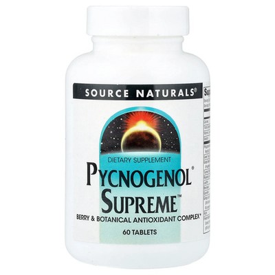2 X Source Naturals, Pycnogenol� Supreme�, 60 Tablets