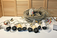 Lot 4 Night Owl CM-HDA10W-BU-TU Night Vision 1080p Security Camera  Cords