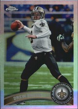 A1148- 2011 Topps Chrome Refractors Fb Einsatz Karten -du Pick- 15 + Kostenlose