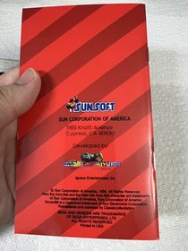 Aero the Acrobat 2 (Sega Genesis, 1994) Complete CIB Box Manual Very Rare