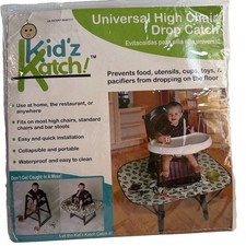 High Chair Food Mess And Toy Catcher Kid  z Katch Easy Fold Clean Travel New