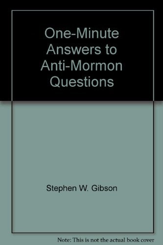 Eine Minute Antworten auf Anti-Mormonen-Fragen