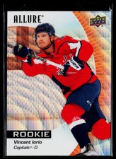 2023-24 Upper Deck Allure Orange Slice Parallel #134 Vincent Iorio RC NM Caps
