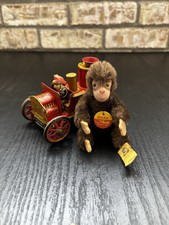Fire Engine Pumper 1912 Tin Vintage Toys With Monkey