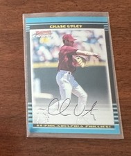 2002 Bowman Chrome - Chase Utley #241 (RC)