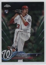 2018 Topps Chrome Green Wave Refractor /99 Erick Fedde #76 1q6u