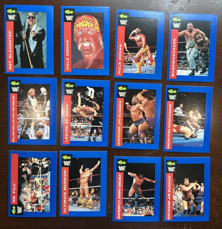 1991 Classic WWF Superstars Lot of 12 - Hulk Hogan #1