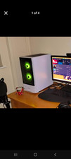 CIT White Gaming Tower PC Ryzen 7 3700X 16GB SSD GTX 1070 Win 11 Pro