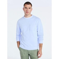 NEW Men's Fleece Crewneck Sweatshirt with Long Sleeves, Sizes 2XL
