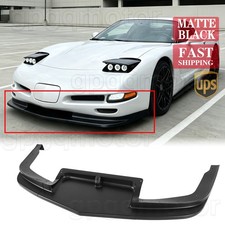For Corvette C5 Z06 Base 1997-2004 Matte Black Front Bumper Vented Lip Splitters For Corvette C5 Z06 Base 1997-2004 Matte Black Front Bumper Vented Lip Splitters