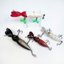 Whopper Stopper Hellbender Vintage Crankbait Assortment (Lot of 4) Gently Used