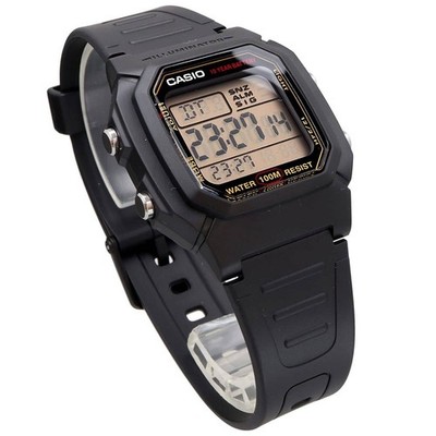 Casio W-800HG-9AV Orologio Digitale Uomo | Movimento Giapponese Al Quarzo | Sveglia E Cronometro | Impermeabile 10 Bar - 4