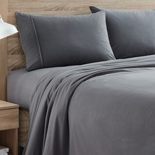 Flannel Sheets Warm and Cozy Deep Pocket Breathable All Season Bedding Set wi...