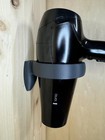 Wall-Mounted Hair Dryer Holder Modern Organizer for Bathroom Storage Easy Access