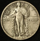 1924-P Standing Liberty Quarter - Free Shipping USA