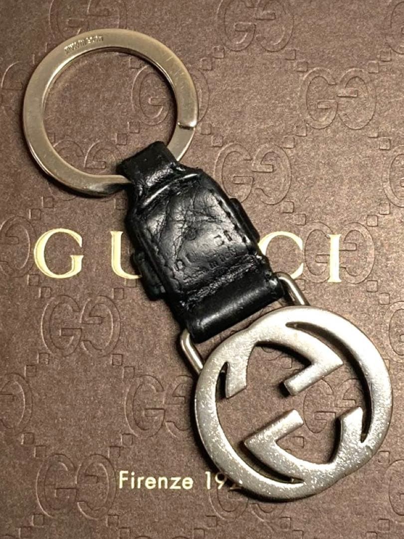 Authentic GUCCI Interlocking GG Keychain Keyring … - image 22