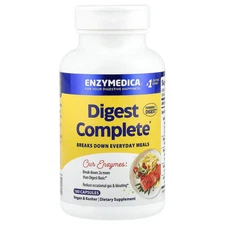 Enzymedica Digest Complete Enzyme Formula 180 Capsules Casein-Free, Dairy-Free,