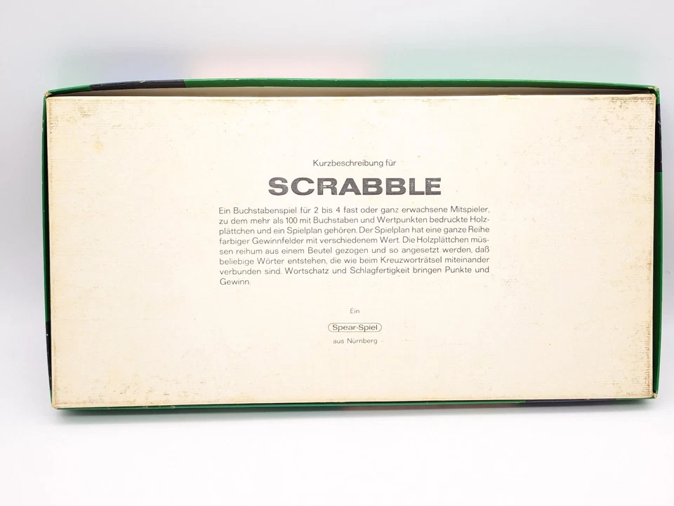 Scrabble Original Brettspiel Legespiel vollständig Holz Steine Vintage - Bild 3 von 4