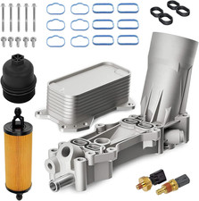 926-876 926-959 Upgraded Aluminum 3.6L V6 Engine Oil Cooler Assembly with Oil Fi