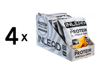 4 X Inlead High Protein Tortilla Chips (6X50G) Salt And Pepper (49,96 Eur/Kg)