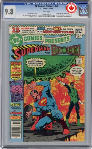 DC Comics Presents #26 CGC 9.8🔥1st New Teen Titans🔥Newsstand🔥WP R10 213 cm