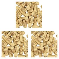 3X Wein Korken, Korken Wein Flaschen Kork FüR Natur Korken Kork FüR Ho1073