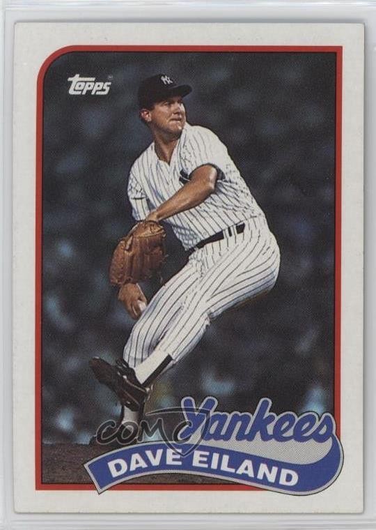1989 Topps Dave Eiland #8 Rookie RC 11ur