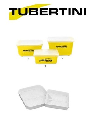 Tubertini Bait Box Mit Löchern Madendose  0,5 - 1  - 1,5 Liter oder Madensieb