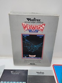 VECTREX ARCADE SYSTEM CARTRIDGE WEBWARS COMPLETE