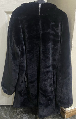Black Furry Coat 