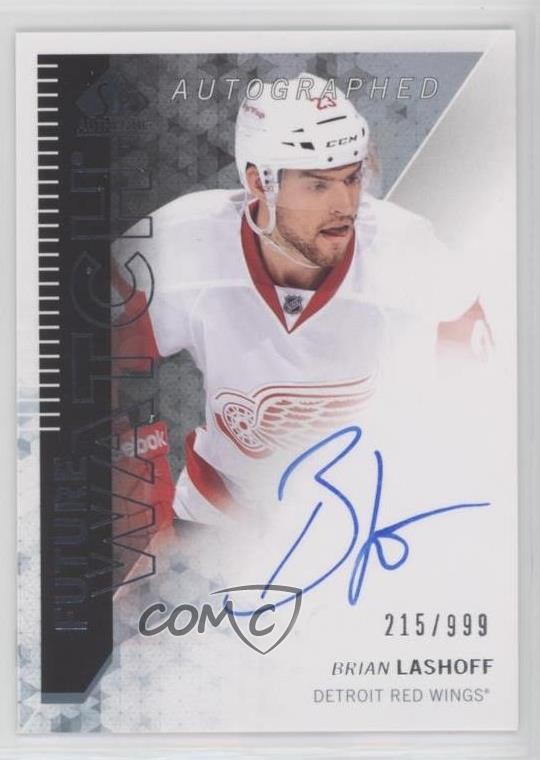 2013-14 SP Authentic Future Watch 215/999 Brian Lashoff #261 Rookie Auto RC 0ll