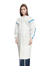 Hospital Disposable Gowns with Sleeves Medium Size Microporous PPE Medical