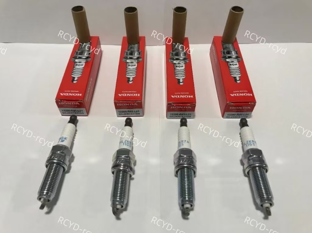 For NGK Honda  12290-R41-L01 DILZKR7A-11GS OEM 4pcs Iridium Spark Plugs