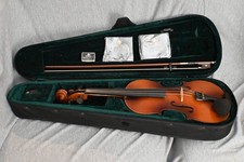 Antonius VN-150 4/4 Violin w/ Case  Bow   Neck Repaired, Extras Included