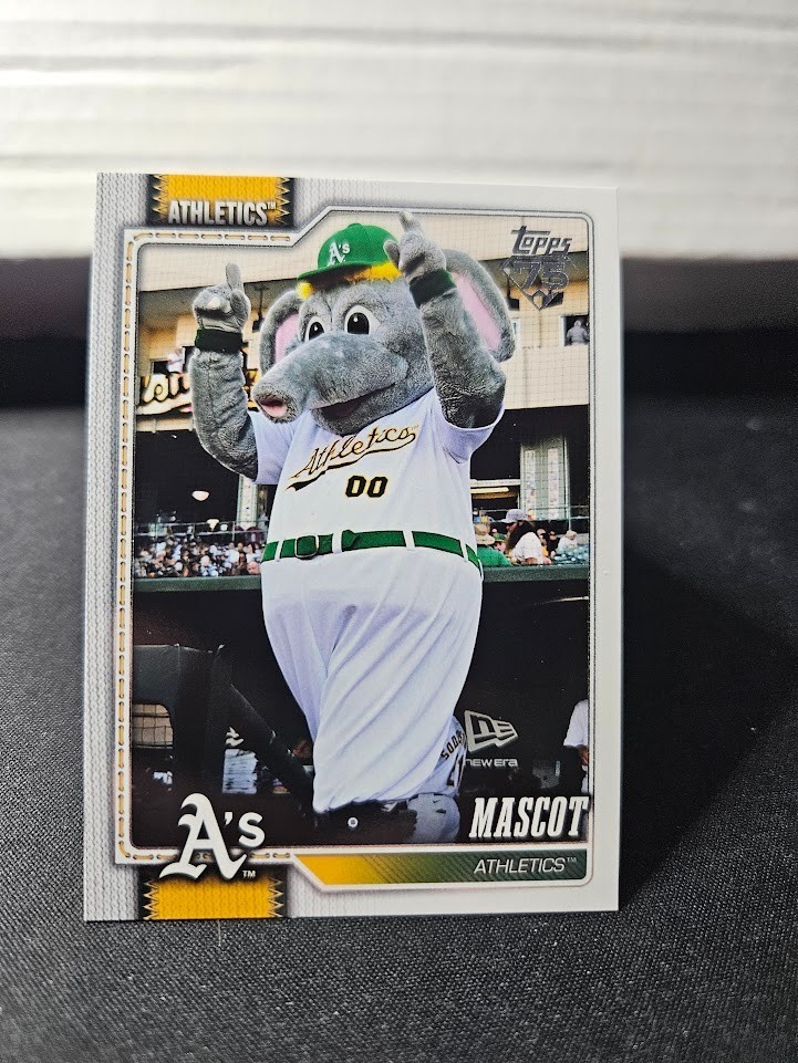 Athletics Mascot 2026 Topps Celebration #M-16 Oakland Athletics