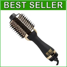 Professional 24K Gold Volumizer Brush - Reduce Frizz and Add Bounce Effortlessly