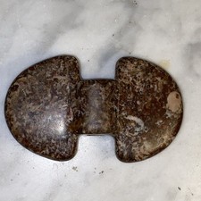 Super Fine 4 3/4 Raised Barrel Butterfly Bannerstone Native American Arrowheads