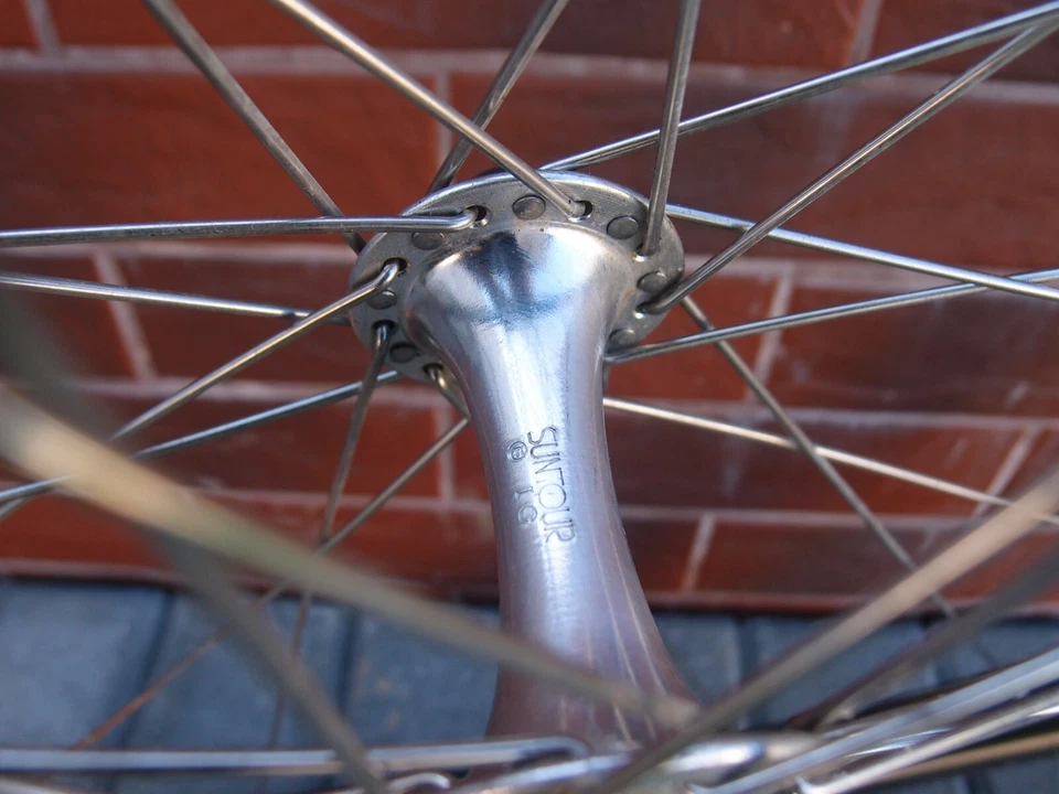 700C touring front wheel Araya PX-45 Suntour VIA Japan Wheeler Advance - Image 3 of 4