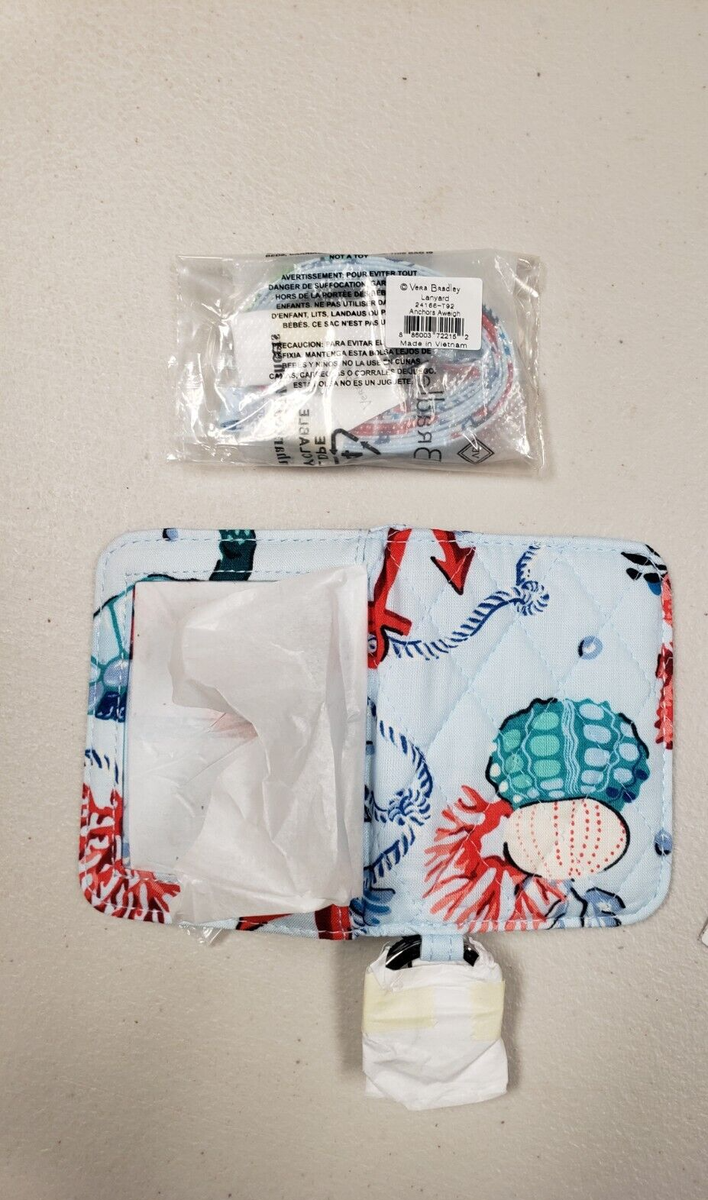 Vera Bradley Campus Double ID Case & Lanyard Anchors Aweigh  display picture 3