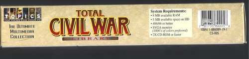 Total Civil War Library By Topics 5 CD-Rom Edition Software - Picture 3 of 4