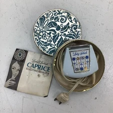 Vintage 60's Lady SCHICK Caprice Electric Shaver Razor Model 101 Flower Power